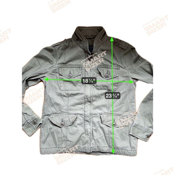 Abercrombie Fitch Womens Embroidered Military Jacket Size M Green Floral Utility - Picture 7 of 15